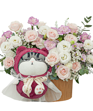 Cutie bear and rose 14