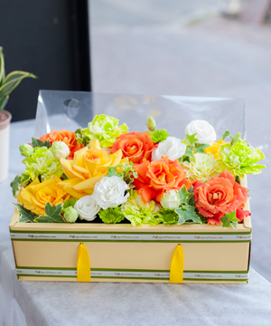 Happy flower box