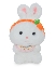Thỏ cài băng đô cà rốt (22cm)