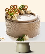 Bánh kem tươi cacao hạnh nhân (15cm)